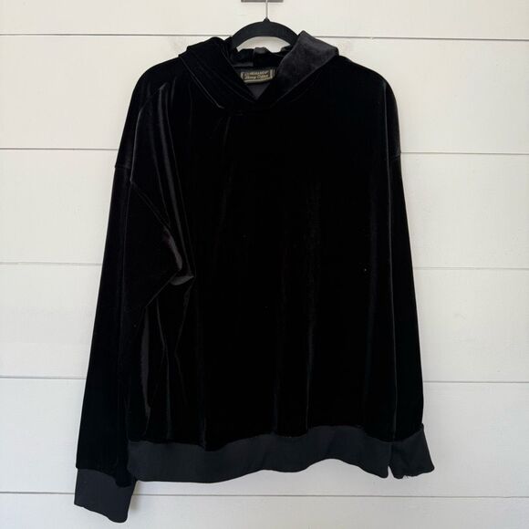 Massive Luxury Edition Women’s Large Black Velvet Y2K Jacket - Picture 1 of 5